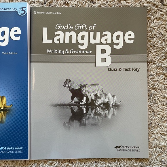 Abeka Language Series Answer Key Set - Picture 2 of 3